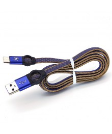 Кабель USB - TYPE C Орбита OT-SMT18 Синий 2.4A  1мВостоку. Адаптер Rolsen оптом по низкой цене. Качественные адаптеры оптом со склада в Новосибирске.