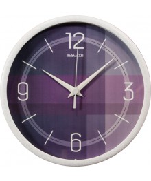 Часы настенные  Салют 26х26  П - 2Б8 - 454 пластик круглые (10/уп)астенные часы оптом с доставкой по Дальнему Востоку. Настенные часы оптом со склада в Новосибирске.