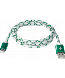 Кабель USB  ACH03-03LT зеленый,LED,USB-Lightning, 1м DEFENDERВостоку. Адаптер Rolsen оптом по низкой цене. Качественные адаптеры оптом со склада в Новосибирске.
