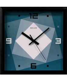 Часы настенные  Салют 28х28  П - 2А6 - 073 пластик квадратные (10/уп)астенные часы оптом с доставкой по Дальнему Востоку. Настенные часы оптом со склада в Новосибирске.