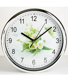 Часы настенные DELTA DT7-0005 24,3*24,3*3,9см  (20)астенные часы оптом с доставкой по Дальнему Востоку. Настенные часы оптом со склада в Новосибирске.