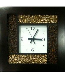 Часы настенные  Салют 31х31 ДСЗ - 2АА29 - 070 АРОМАТ КОФЕ дерево квадратные (10/уп)астенные часы оптом с доставкой по Дальнему Востоку. Настенные часы оптом со склада в Новосибирске.
