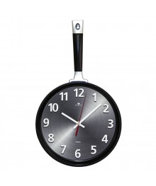 Часы настенные СН 2543 - 003 сковорода 25х43см, корпус синий с черным (10)астенные часы оптом с доставкой по Дальнему Востоку. Настенные часы оптом со склада в Новосибирске.