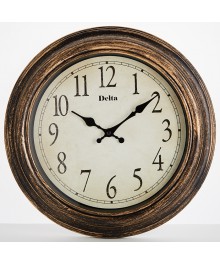 Часы настенные DELTA DT9-0014 d=33.0*33.0*4.5 cм (10)астенные часы оптом с доставкой по Дальнему Востоку. Настенные часы оптом со склада в Новосибирске.