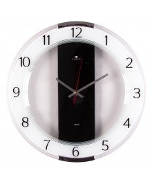 Часы настенные СН 3327 - 001 круг со вставками d=34 см, корпус прозрачный "Классика" (10)астенные часы оптом с доставкой по Дальнему Востоку. Настенные часы оптом со склада в Новосибирске.