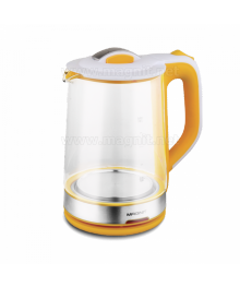Чайник Magnit RMK-3251 1,8л.,стекло, оранжирске. Отгрузка в Саха-якутия, Якутск, Кызыл, Улан-Уде, Иркутск, Владивосток, Комсомольск-на-Амуре.