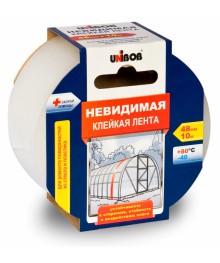 Клейкая лента UNIBOB для ремонта стекла и пластика 48мм х 10мтом со склада в Новосибирске. Большой каталог изолент, скотч оптом с доставкой по Дальнему Востоку.
