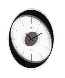 Часы настенные СН 3445 - 001 прозрачные, открытая стрелка "Эллипс"астенные часы оптом с доставкой по Дальнему Востоку. Настенные часы оптом со склада в Новосибирске.