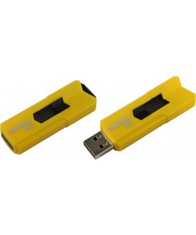 USB2.0 FlashDrives 8Gb Smart Buy  STREAM Yellow (SB8GBST-Y)овокузнецк, Горно-Алтайск. Большой каталог флэш карт оптом по низкой цене со склада в Новосибирске.