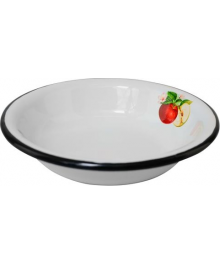 Миска Стальэмаль 0,9л декор  С0306 (30/уп)Посуда эмалированная оптом Сталь Эмаль. Эмалированные кастрюли оптом.