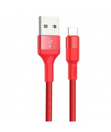 Кабель USB - TYPE C  HOCO X26 Красный (2A , 1м)Востоку. Адаптер Rolsen оптом по низкой цене. Качественные адаптеры оптом со склада в Новосибирске.