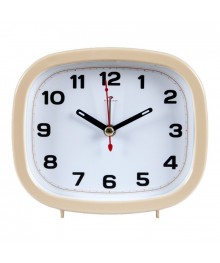 Часы будильник  B5-004 бежевый Классикастоку. Большой каталог будильников оптом со склада в Новосибирске. Будильники оптом по низкой цене.
