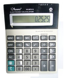 Калькулятор Kenko KK-8875-12 (12 разр.) настольныйм. Калькуляторы оптом со склада в Новосибирске. Большой каталог калькуляторов оптом по низкой цене.
