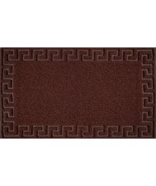 Коврик Spongy Меандр 40х60 см, коричневый, SUNSTEPшой каталог ковриков оптом со склада в Новосибирске. Коврики оптом с доставкой по Дальнему Востоку.