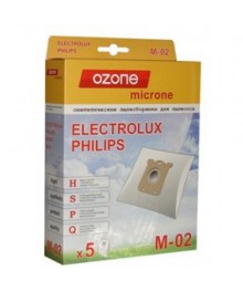 OZONE micron M-02 синтетические пылесборники 5 шт.(S-bag)кой. Одноразовые бумажные и многоразовые фильтры для пылесосов оптом для Samsung, LG, Daewoo, Bosch