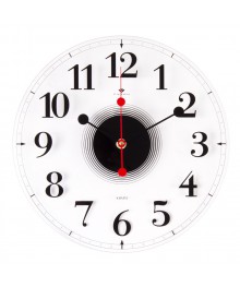 Часы настенные СН 3030 - 028 прозрачные, открытая стрелка "Стиль 3" (d=30см) (10/уп)астенные часы оптом с доставкой по Дальнему Востоку. Настенные часы оптом со склада в Новосибирске.