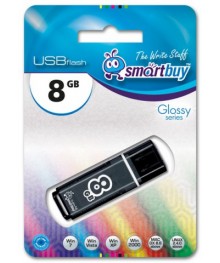 USB2.0 FlashDrives 8Gb Smart Buy  Glossy series Blueовокузнецк, Горно-Алтайск. Большой каталог флэш карт оптом по низкой цене со склада в Новосибирске.