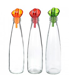 Мираж Бутылка для масла 250мл, стекло, 3 цвета, 151165-800керамики в Новосибирске оптом большой ассортимент. Посуда фарфоровая в Новосибирскедля кухни оптом.
