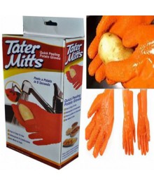 перчатки  TATER MITTS для чистки овощей и рыбыой каталог перчаток оптом со склада в Новосибриске. Перчатки оптом с доставкой по Дальнему Востоку.
