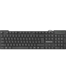 Клавиатура DEFENDER Element HB-190 USB RU(черный) полноразмернаяом с доставкой по Дальнему Востоку. Качетсвенные клавиатуры оптом - большой каталог, выгодная цена.