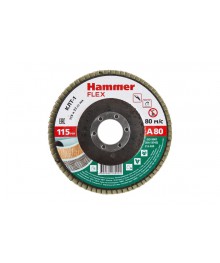 Диск лепестковый торцевой Hammer Flex SE 213-020 115 Х 22 Р 80 тип 1 КЛТАлмазные диски оптом со склада в Новосибирске. Расходники для инструмента оптом по низкой цене.