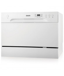 Посудомоечная машина BBK 55-DW012D бел (6 комплект, отложенный старт, (ШхГхВ) 550х438х500 мм)
