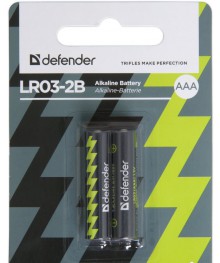 Бат LR3            Defender  в блистере BL-2  (24шт) (576шт)