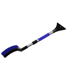 Щетка для уборки снега OKTAN FLAP, телескопическая ручка, черная, 700-1000 мм со скребком