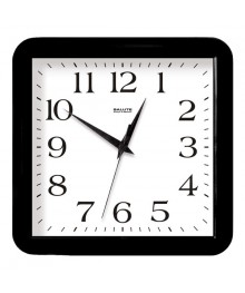 Часы настенные  Салют 30х30  П - А6 - 010 пластик квадратные (10/уп)астенные часы оптом с доставкой по Дальнему Востоку. Настенные часы оптом со склада в Новосибирске.