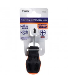 Отвёртка Park OTV012DK крестообразная PH1 х38мм, двухкомпонентная рукояткаРучной инструмент оптом. Ручной инструмент оптом со склада в Новосибирске. Ручной инструмент оптом.