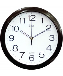 Часы настенные СН 6026 - BLACK Черные круглые (30х30)астенные часы оптом с доставкой по Дальнему Востоку. Настенные часы оптом со склада в Новосибирске.