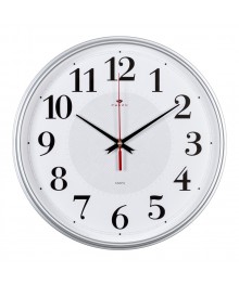 Часы настенные СН 2940 - 105 Серебрянные ромбы круглые (29х29) (10)астенные часы оптом с доставкой по Дальнему Востоку. Настенные часы оптом со склада в Новосибирске.