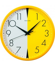 Часы настенные  Салют 28х28  П - 2Б2 - 164 РАДУГА пластик квадратные (10/уп)астенные часы оптом с доставкой по Дальнему Востоку. Настенные часы оптом со склада в Новосибирске.