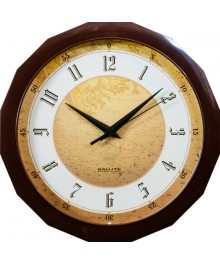 Часы настенные  Салют 28х28  П - Г1.2 - 128 КАРТА кругл пластик (10/уп)астенные часы оптом с доставкой по Дальнему Востоку. Настенные часы оптом со склада в Новосибирске.