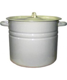 Кастрюля цилиндрическая Стальэмаль 9л светлая С41622 (2/уп)Посуда эмалированная оптом Сталь Эмаль. Эмалированные кастрюли оптом.