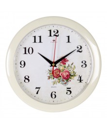 Часы настенные СН 2323 - 118 Розы круглые (23x23) (5)астенные часы оптом с доставкой по Дальнему Востоку. Настенные часы оптом со склада в Новосибирске.