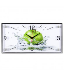 Часы настенные СН 1939 - 1172 Яблоко в воде прямоуг. (19x39) (10)астенные часы оптом с доставкой по Дальнему Востоку. Настенные часы оптом со склада в Новосибирске.