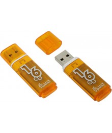 USB2.0 FlashDrives16Gb Smart Buy Glossy series Orange (SB16GBGS-Or)овокузнецк, Горно-Алтайск. Большой каталог флэш карт оптом по низкой цене со склада в Новосибирске.