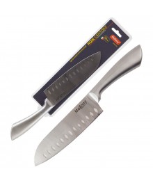 Нож Mallony MAESTRO MAL-01M  цельнометаллический сантоку, 18см оптом. Набор кухонных ножей в Новосибирске оптом. Кухонные ножи в Новосибирске большой ассортимент