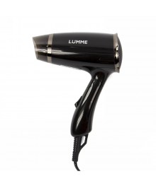 Фен   LUMME LU-1049 тёмный циркон (1000Вт, 2реж, складн ручка, концентр) (9/уп)