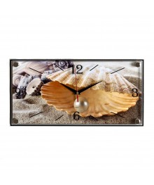 Часы настенные СН 1939 - 123 Ракушка прямоугольн (19x39)астенные часы оптом с доставкой по Дальнему Востоку. Настенные часы оптом со склада в Новосибирске.