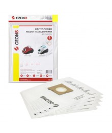 OZONE micron M-48 синт/пылесборники 5 шт. (Supra, Jacoo, Normann)кой. Одноразовые бумажные и многоразовые фильтры для пылесосов оптом для Samsung, LG, Daewoo, Bosch
