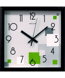 Часы настенные  Салют 28х28  П - 2А6 - 101 пластик квадратные (10/уп)астенные часы оптом с доставкой по Дальнему Востоку. Настенные часы оптом со склада в Новосибирске.