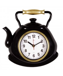 Часы настенные СН 3129 - 001 чайник 27х28,5 см, корпус черный с золотом "Классика" (10)астенные часы оптом с доставкой по Дальнему Востоку. Настенные часы оптом со склада в Новосибирске.