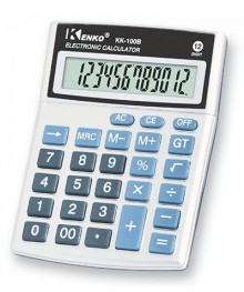 Калькулятор Kenko KK-100В (12 разр.), 10х13 смм. Калькуляторы оптом со склада в Новосибирске. Большой каталог калькуляторов оптом по низкой цене.