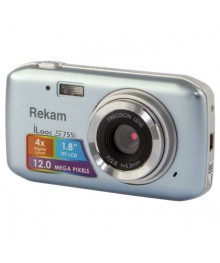 Фотоаппарат Rekam iLook S755i серый металлик 12Mp 1.8" SD Li-Ionоптом с доставкой по Дальнему Востоку. Большой каталог цифровых фотоаппаратов оптом по низкой цене!