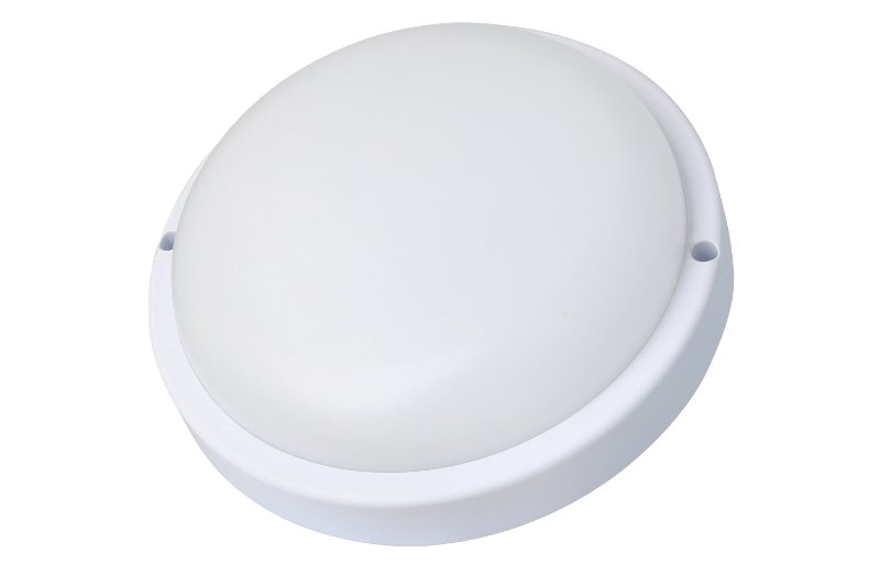 Светильник влагозащищённый Ultraflash  LBF-0308  C01   (влагозащ. LED,8Вт IP54, 220В, круг)