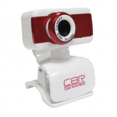 Камера д/видеоконференций CBR CW 832M Red, универс. крепление, 4 линзы, эффекты, микрофон