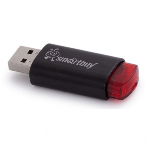 USB2.0 FlashDrives 8Gb Smart Buy  Click Black (SB8GBCl-K)
