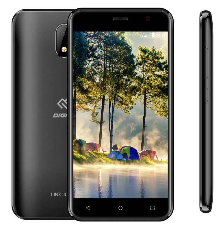 Смартфон  Digma Linx Joy 5" 3G 0.5/4Gb чёрный 3G 2Sim TN 480x854 And8.1 2Mpix 802.11bgn BT GPS